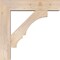 Ekena Millwork Balboa Block Smooth Bracket w/ Offset Brace, Douglas Fir, 7 1/2"W x 32"D x 32"H BKT0806X32X32BOA05SDF - alternate 2